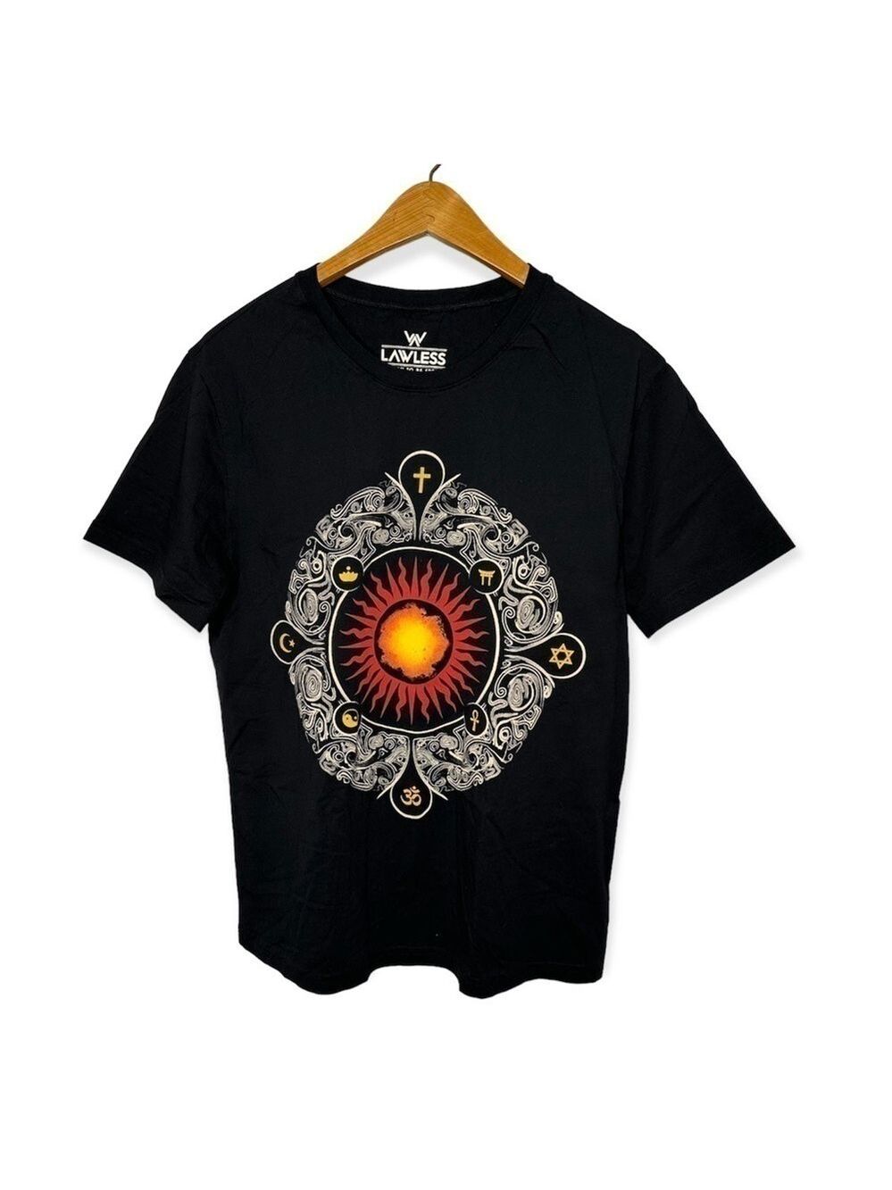 Lawless Pluralism Graphic T-Shirt Men's‎ Size M – Short Sleeve Streetwear Tee
